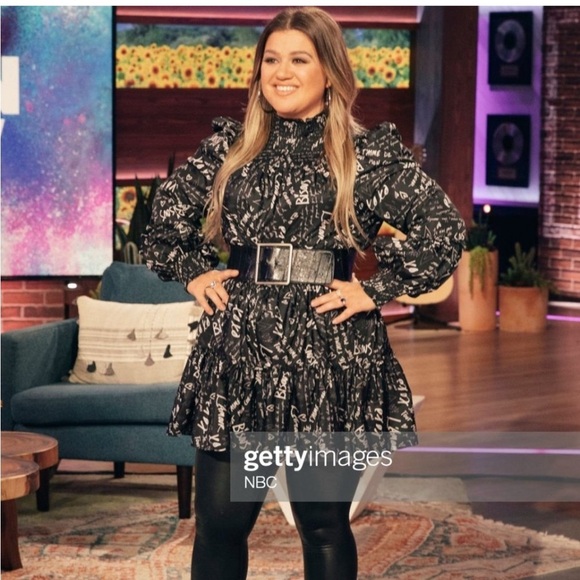 Cinq a Sept Rika Love Note Mini Dress Black NEW - Picture 2 of 12